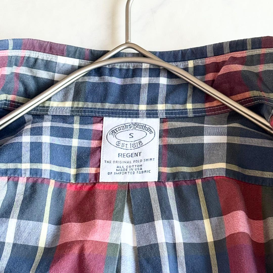 美品 USA製 復刻 近年モデル ブルックスブラザーズ マドラスチェックシャツ