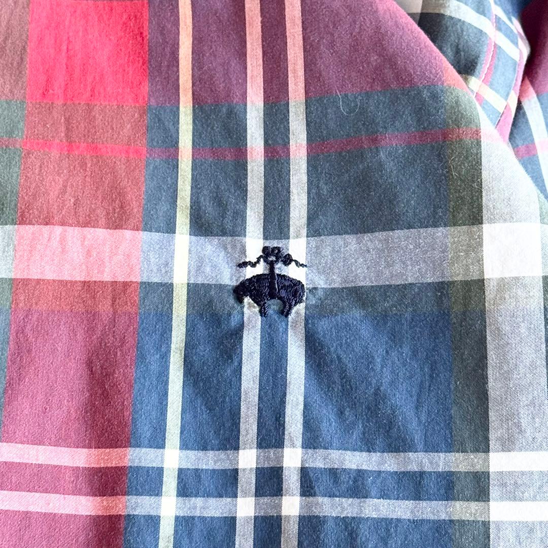 美品 USA製 復刻 近年モデル ブルックスブラザーズ マドラスチェックシャツ