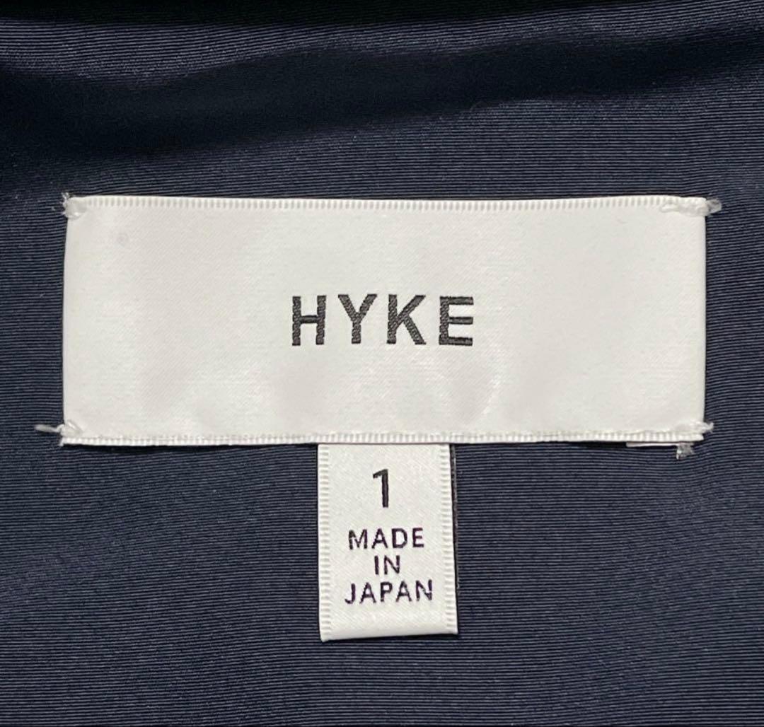 HYKE ハイク　レインコート　モッズコート　パープル　紫　ポリウレタン　S