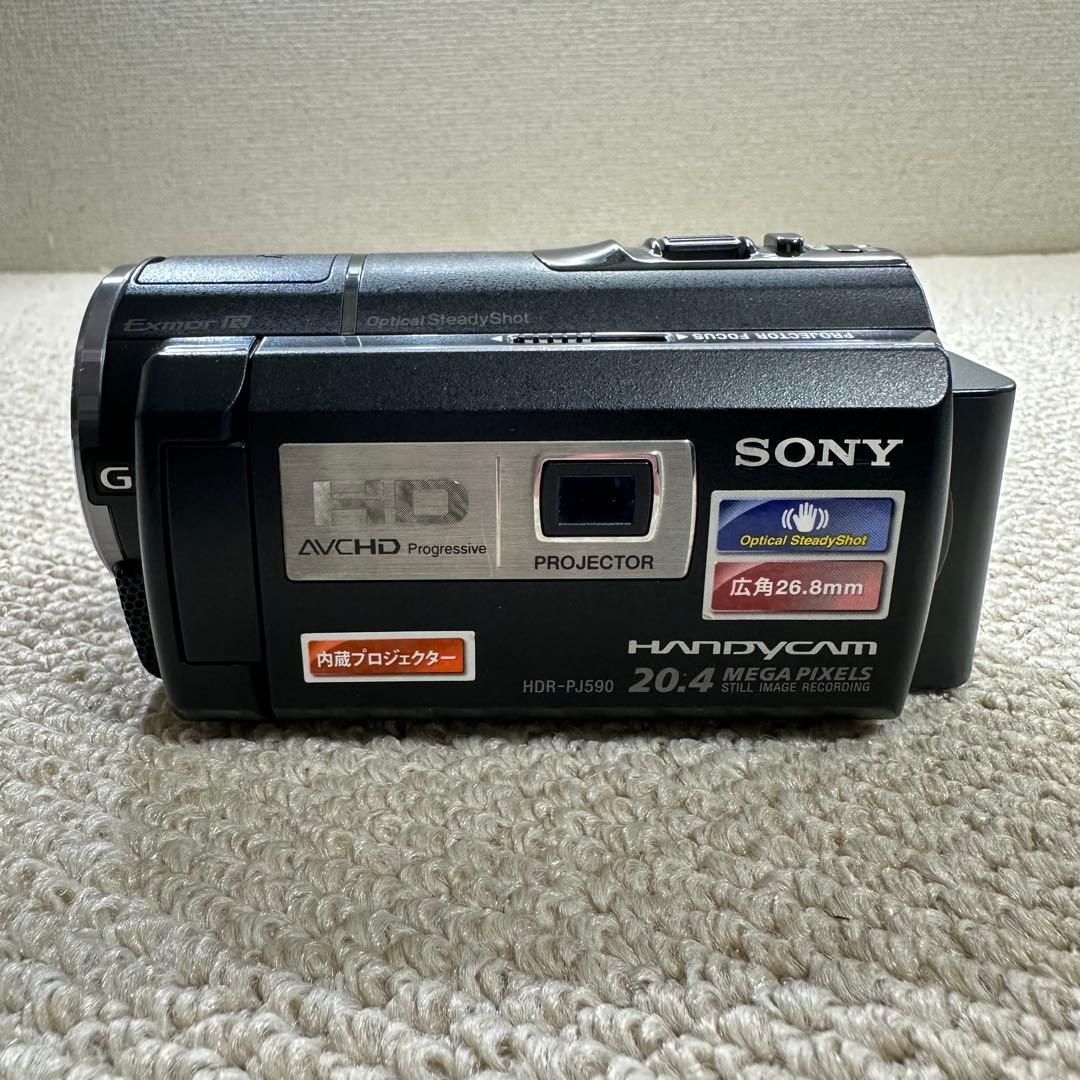 美品 SONY HDビデオカメラ HDR-PJ590V 64GB SDカード付