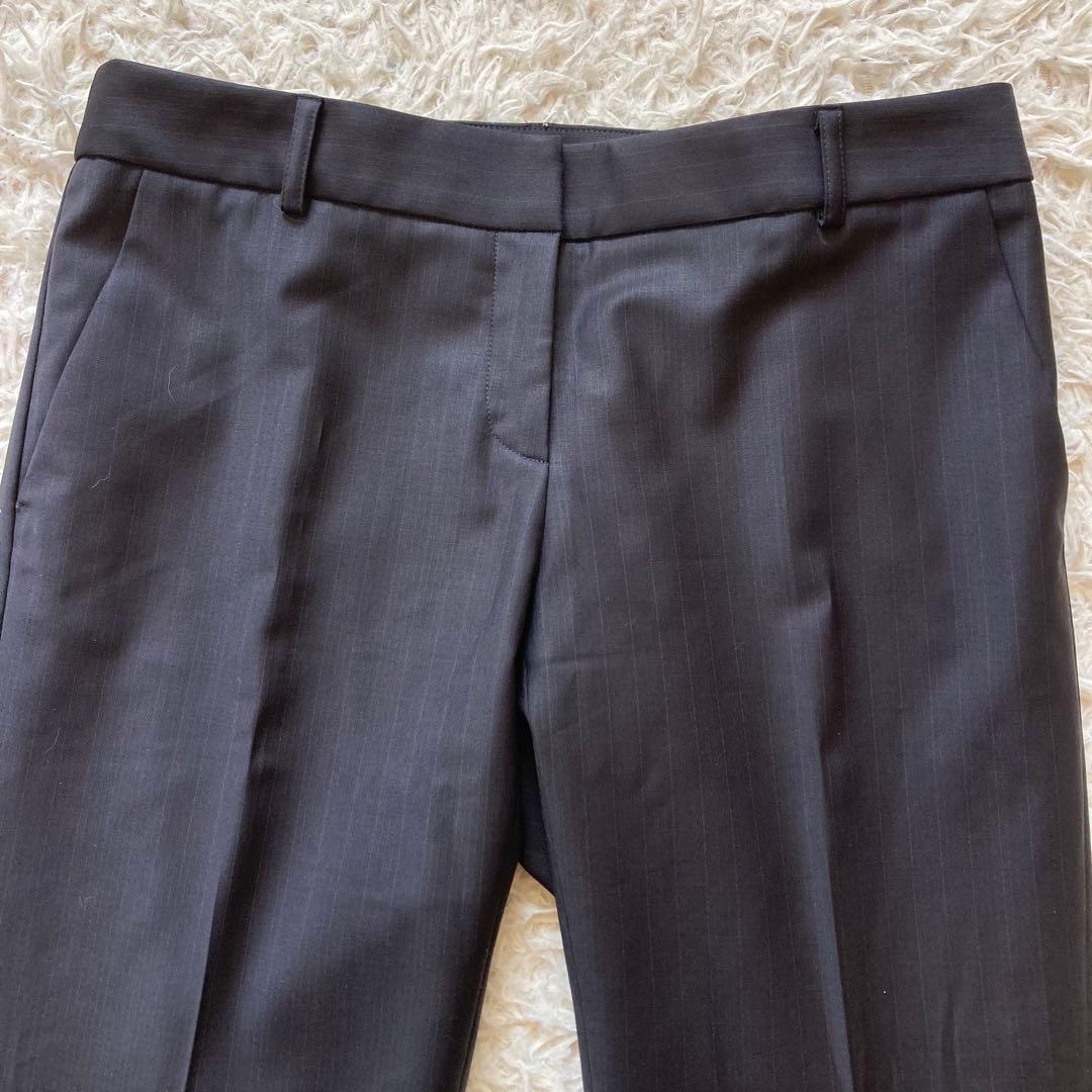 美品 ICB セットアップスーツ 11号 Lサイズ ダークネイビー ストライプ