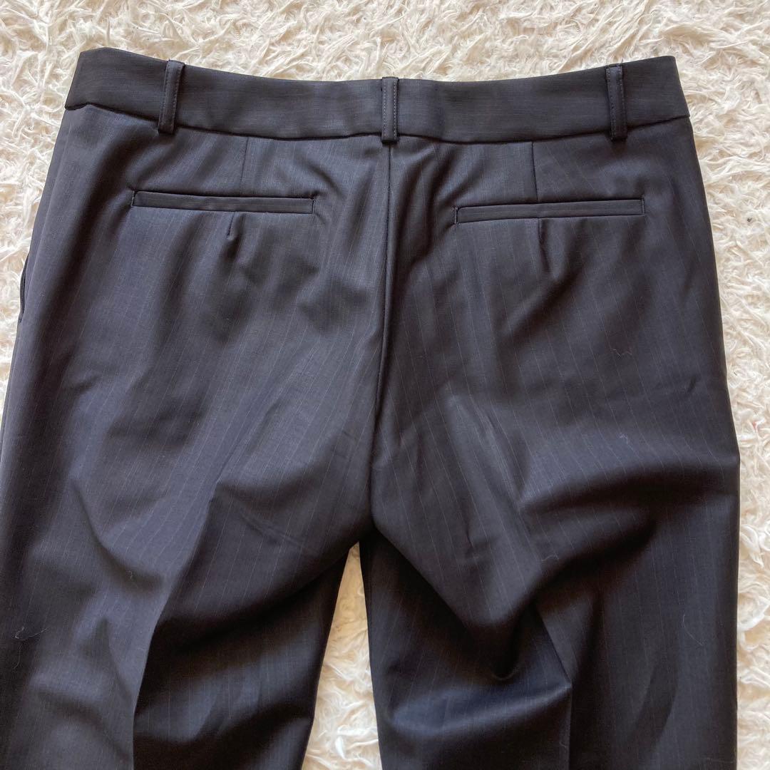 美品 ICB セットアップスーツ 11号 Lサイズ ダークネイビー ストライプ