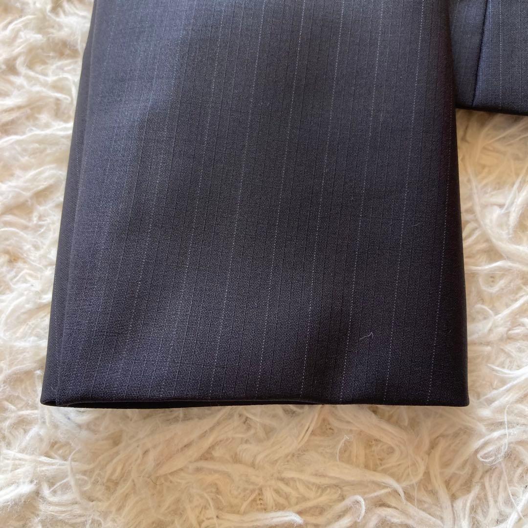 美品 ICB セットアップスーツ 11号 Lサイズ ダークネイビー ストライプ