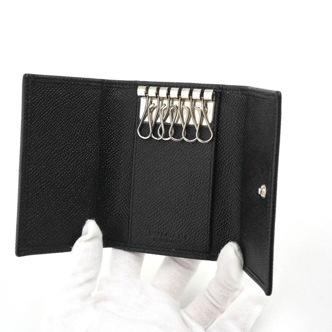 ✨新品未使用✨　BVLGARI キーケース　ロゴマニア　ビーゼロワン　6連　黒色