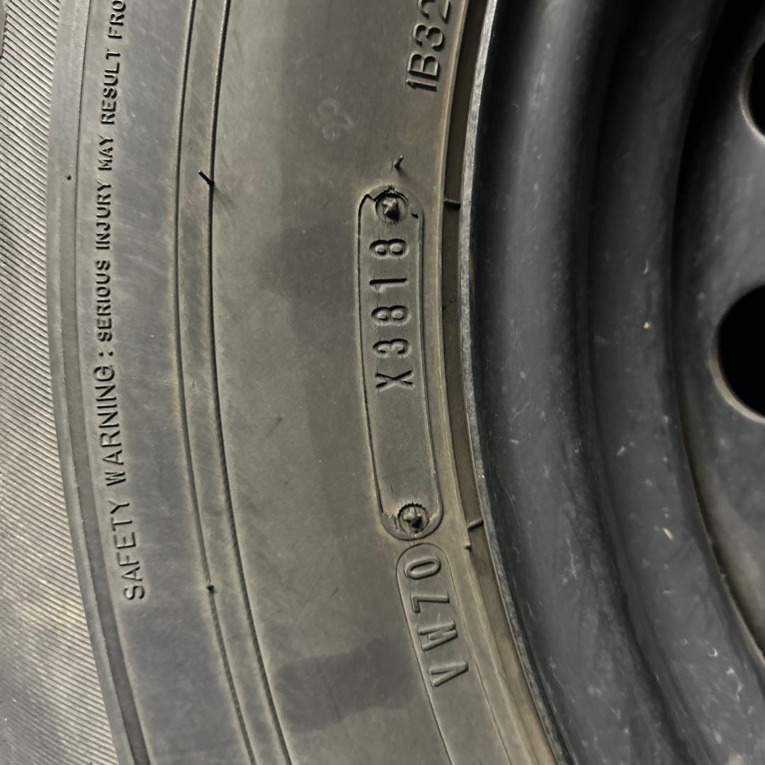 TOYOTAＦＪ純正ホイールとノーマルタイヤ４本セット送料込