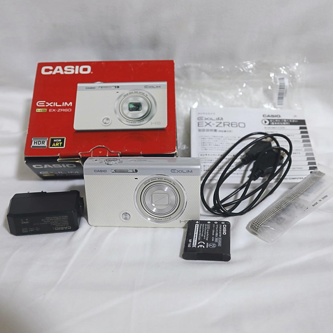 自撮りコンデジ　完動品　CASIO EXILIM EX-ZR60 エクシリム