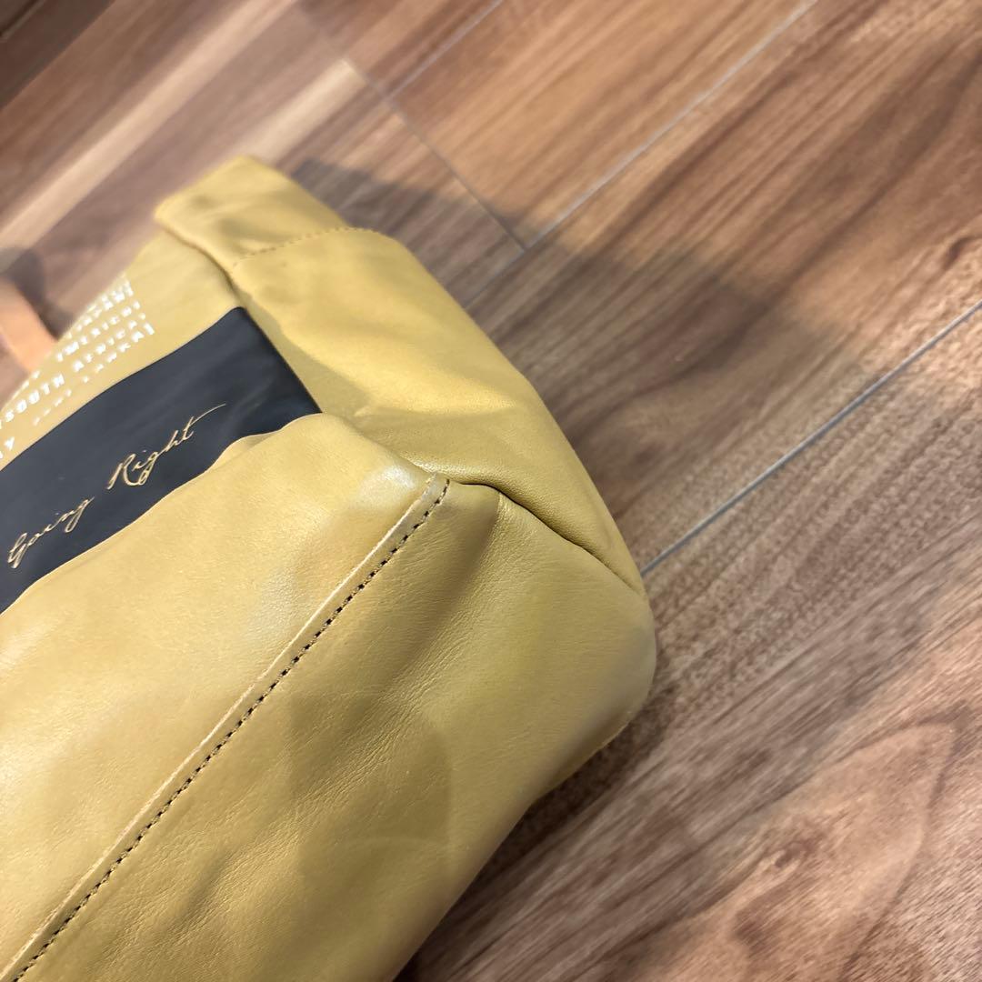 【美品】MSPC マスターピース レザー 本革製 トートバッグ マスタードA4◎