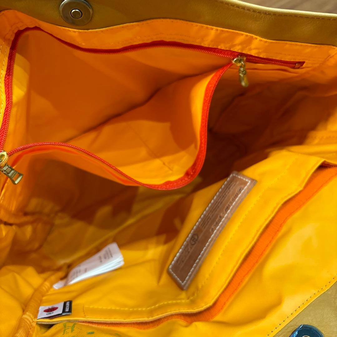 【美品】MSPC マスターピース レザー 本革製 トートバッグ マスタードA4◎