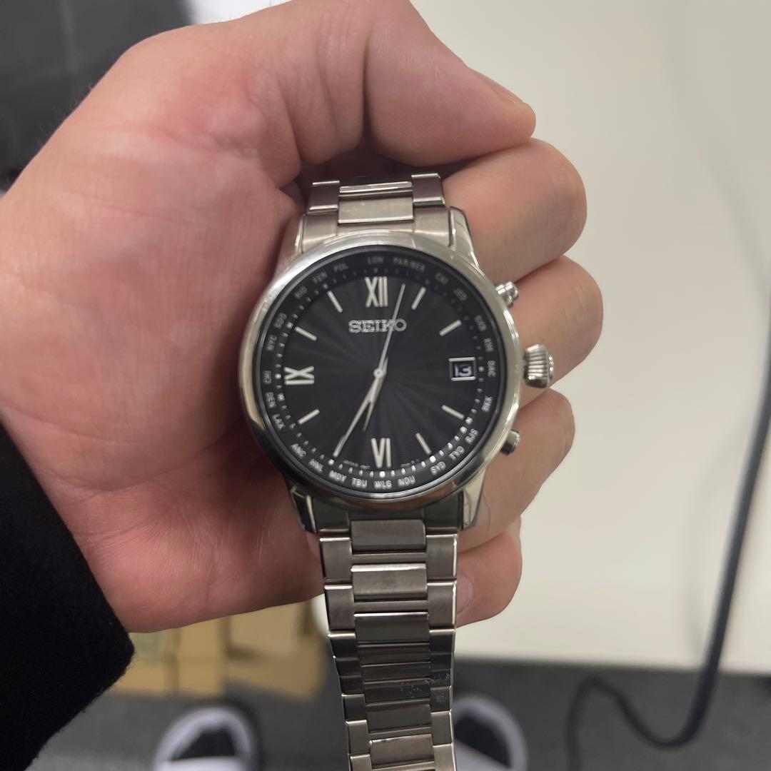 SEIKO アナログ時計 ステンレススチール