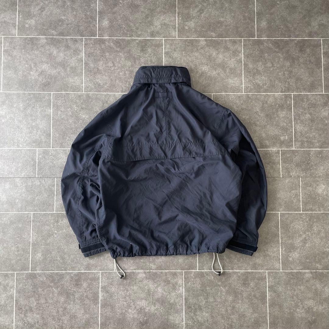 OLD GAP ハーフジップ アノラック 紺 M テック系 00s 古着