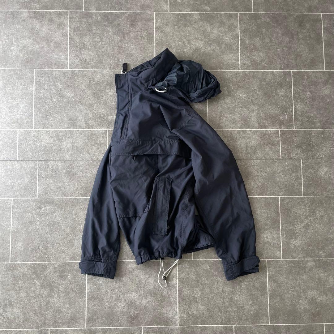 OLD GAP ハーフジップ アノラック 紺 M テック系 00s 古着