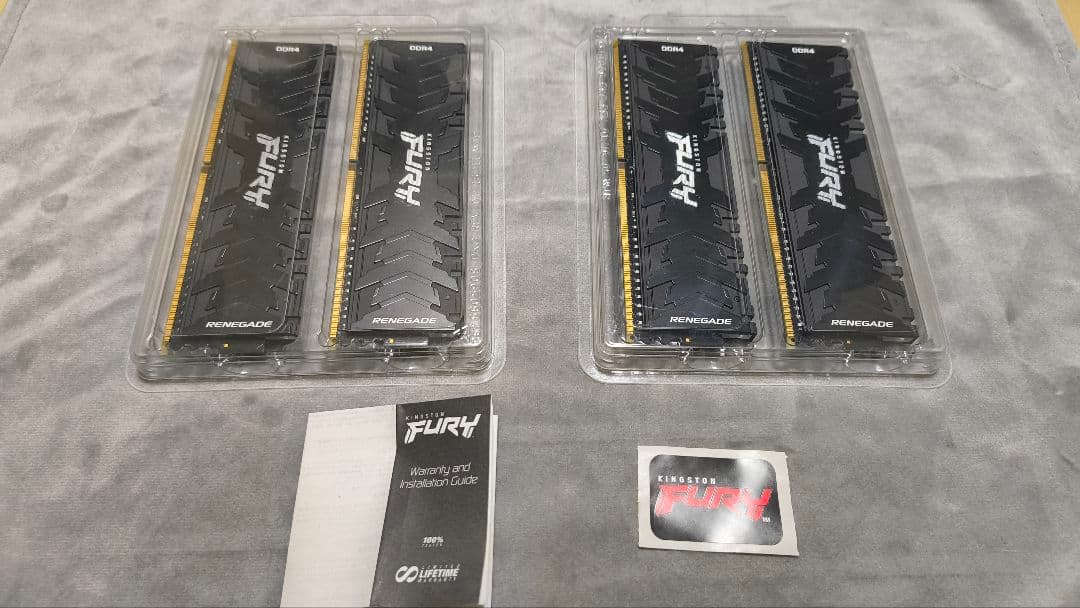 Kingston FURY16GB×4 DDR4 3200MT/s（ジャンク）