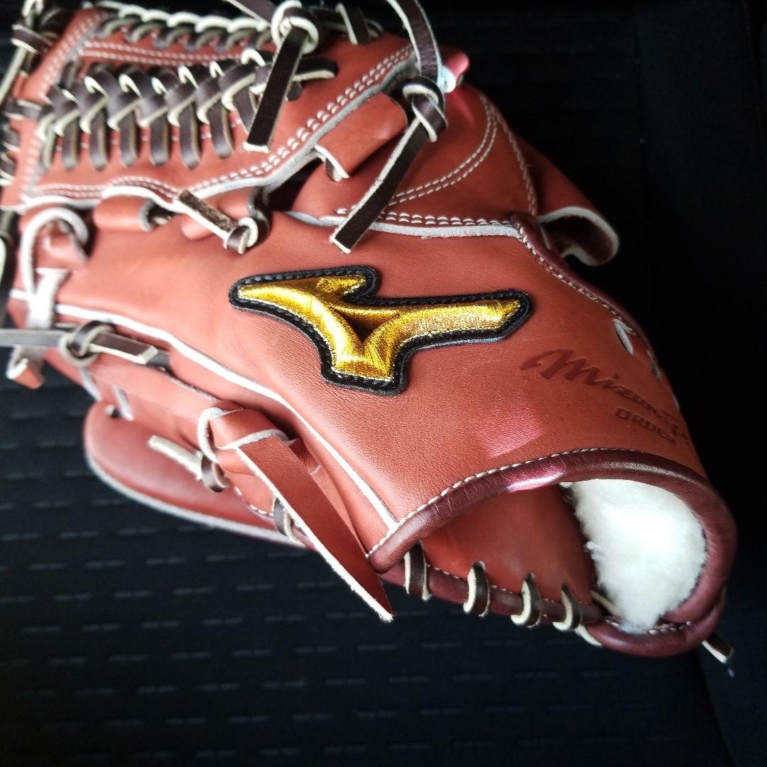 ミズノプロ　硬式オーダー　グローブ　プレキシーキップレザー　芳賀JAPAN