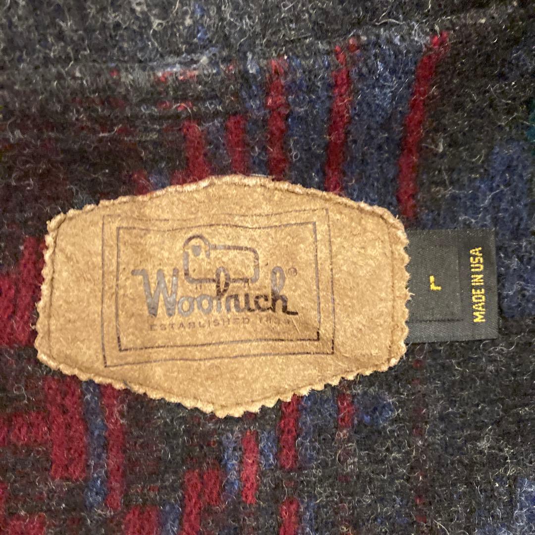 ウールリッチ　ネイティブ柄　90s USA製　プルオーバー　 メキシカンパーカー