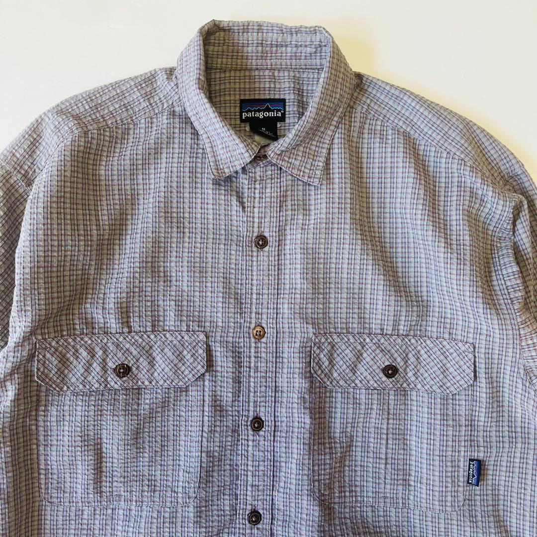 Patagonia 2000年 L/Sパッカーウェアシャツ M タイ製