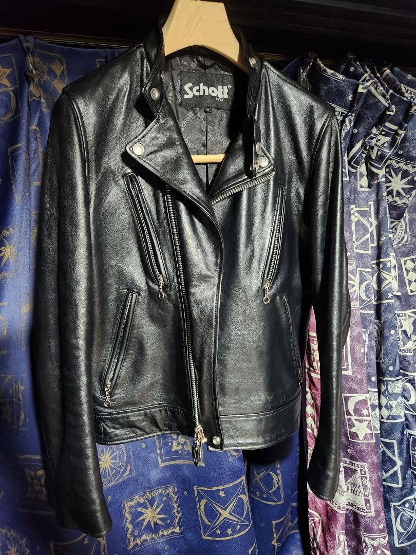 Schott NEW DOUBLE BREST RIDERS Sサイズ
