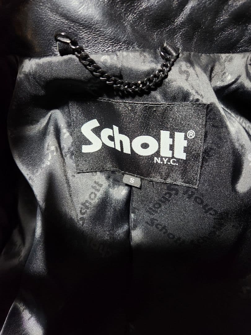 Schott NEW DOUBLE BREST RIDERS Sサイズ