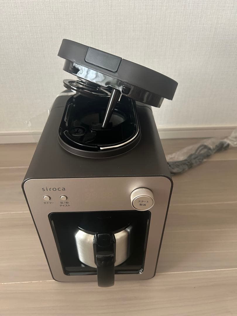 再値下げ　新品未使用siroca 全自動コーヒーメーカー SC-A372