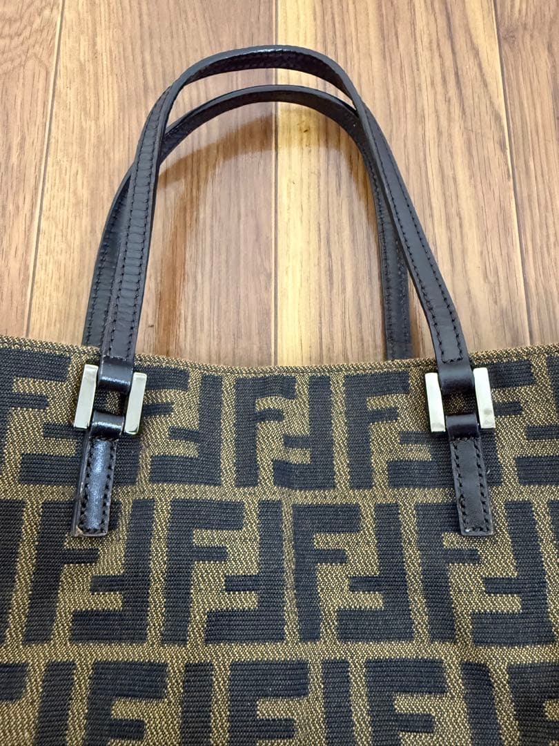 FENDI フェンディ ズッカ柄 トートバッグ ハンドバッグ ヴィンテージ
