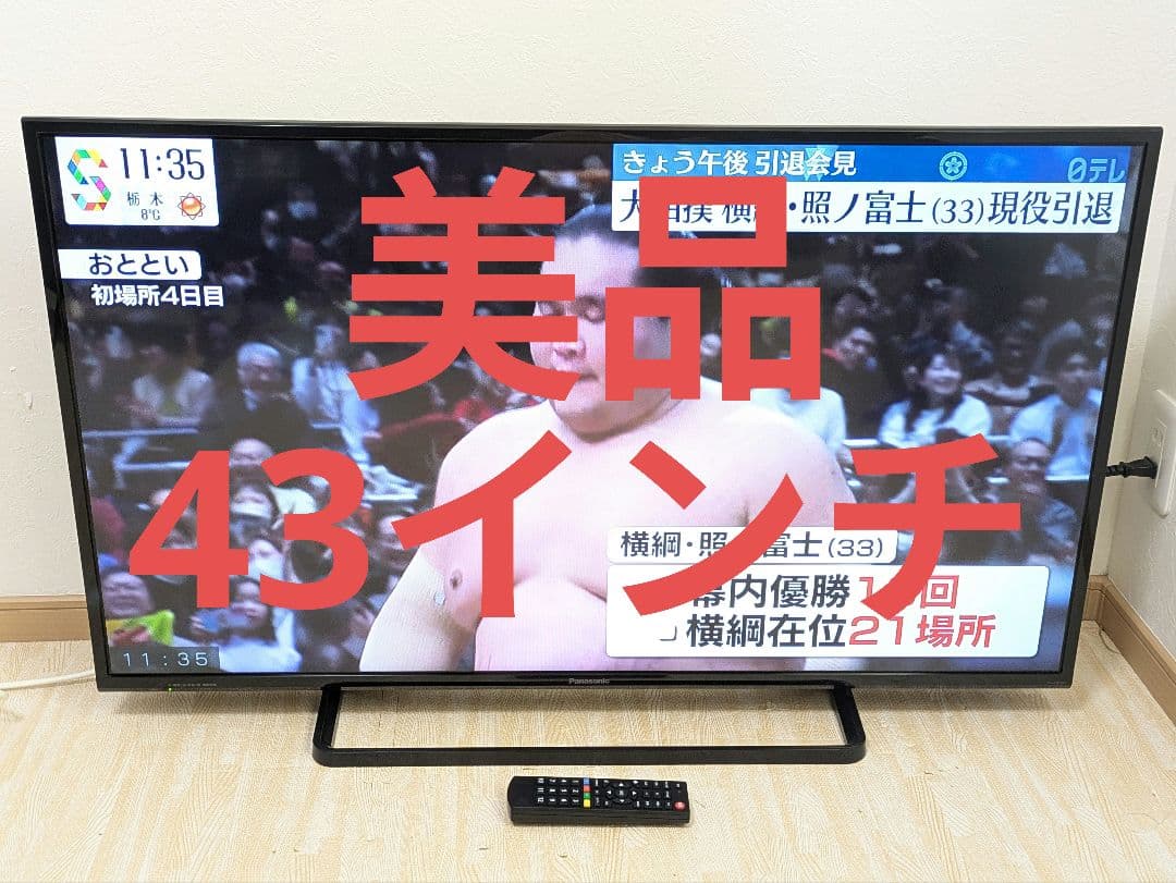 美品 Panasonic 43インチ 液晶テレビ TH-43D305 43型