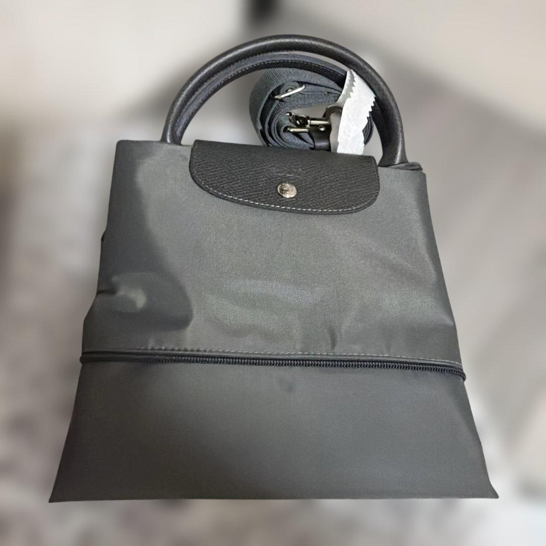 正規品　新品未使用　ル プリアージュ トラベルバッグ （伸縮可能） グラファイト