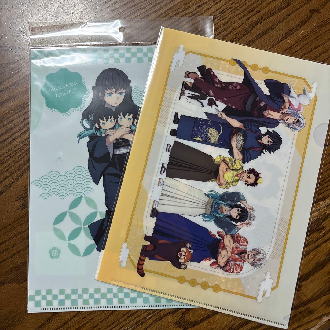 鬼滅の刃　時透無一郎　柱展　キービジュアルミラーアート　クリアファイル付き