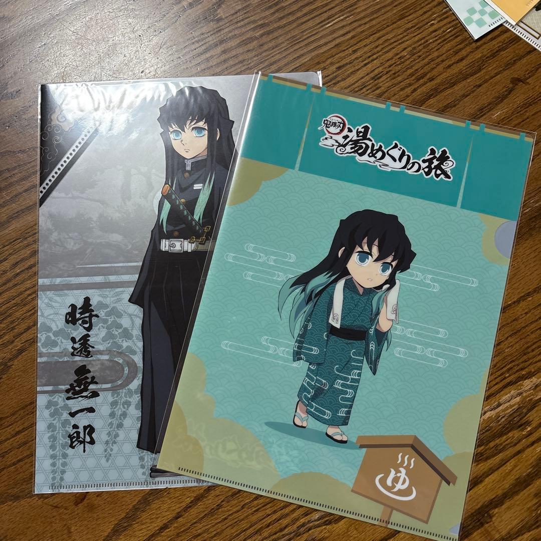 鬼滅の刃　時透無一郎　柱展　キービジュアルミラーアート　クリアファイル付き