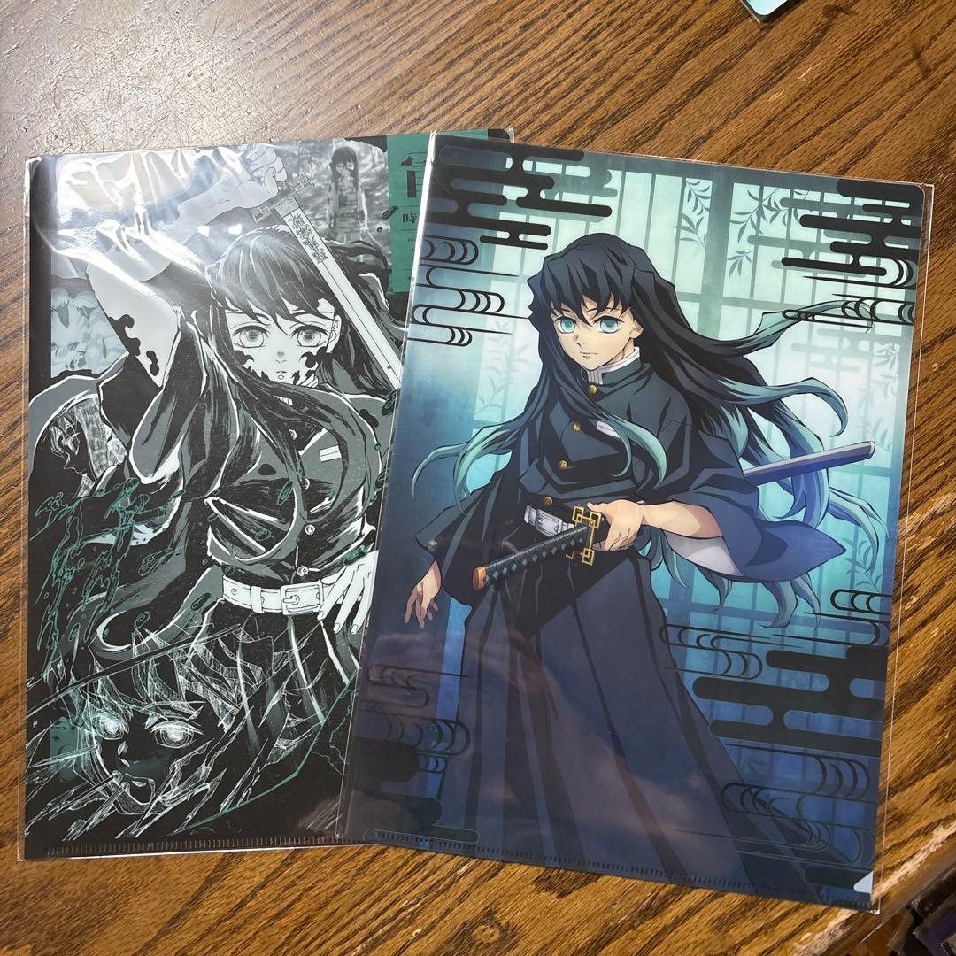 鬼滅の刃　時透無一郎　柱展　キービジュアルミラーアート　クリアファイル付き