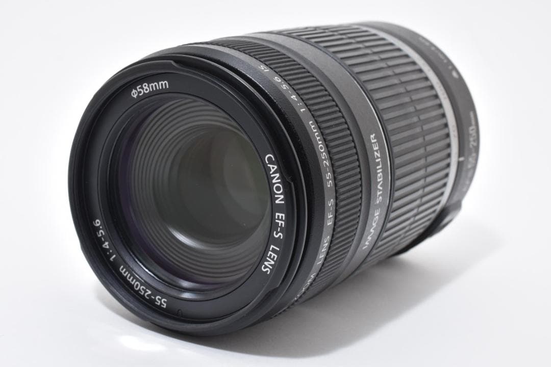 【ほぼ新品 フード付】Canon EF-S 55-250mm F4-5.6 IS