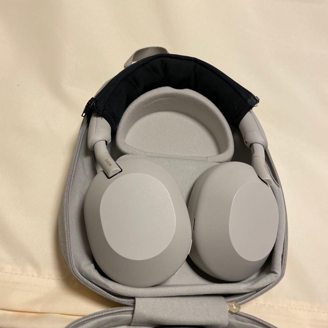 wh-1000xm5 ノイズキャンセリングヘッドホン グレー 美品