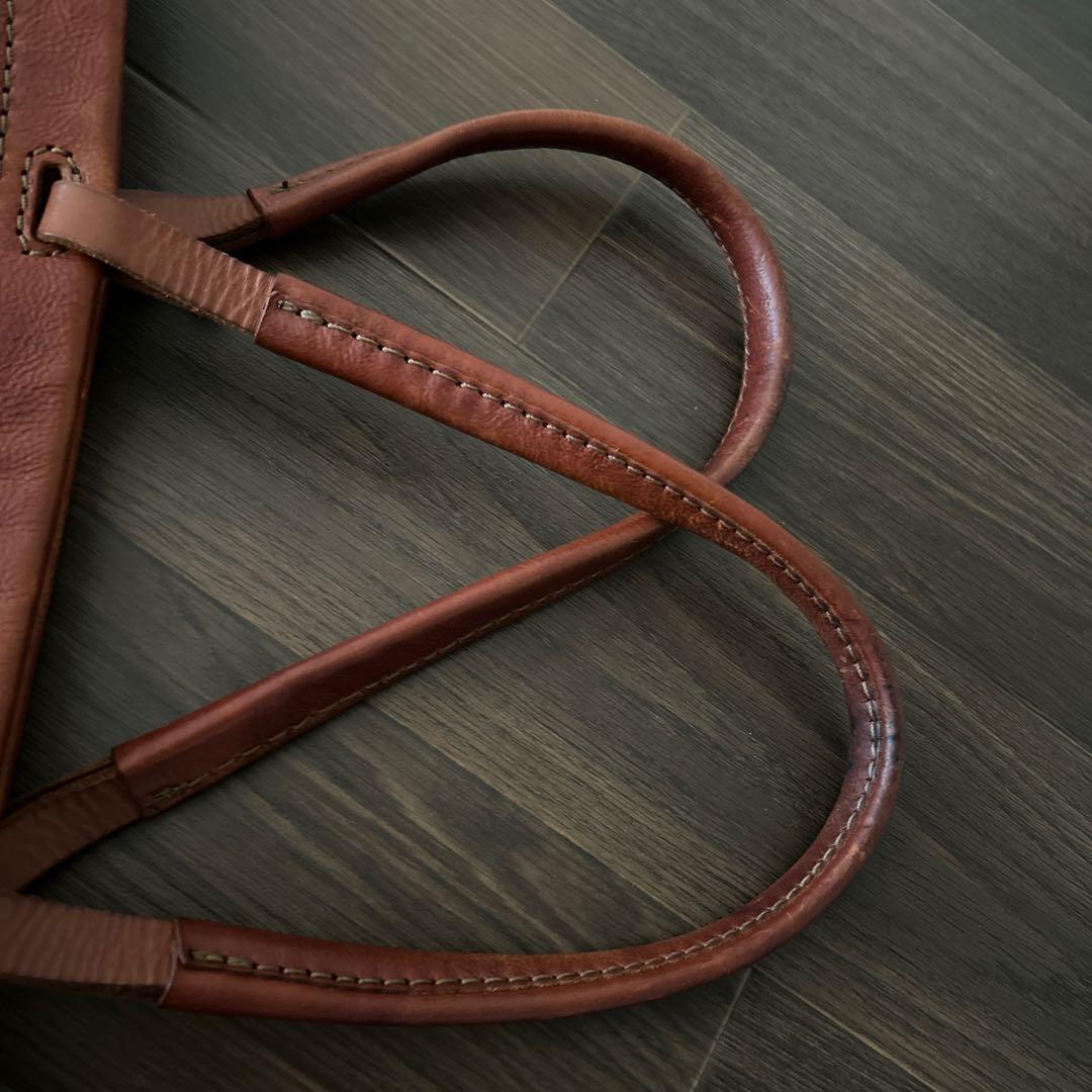 Organ ファスナー式の肩掛けトート　M