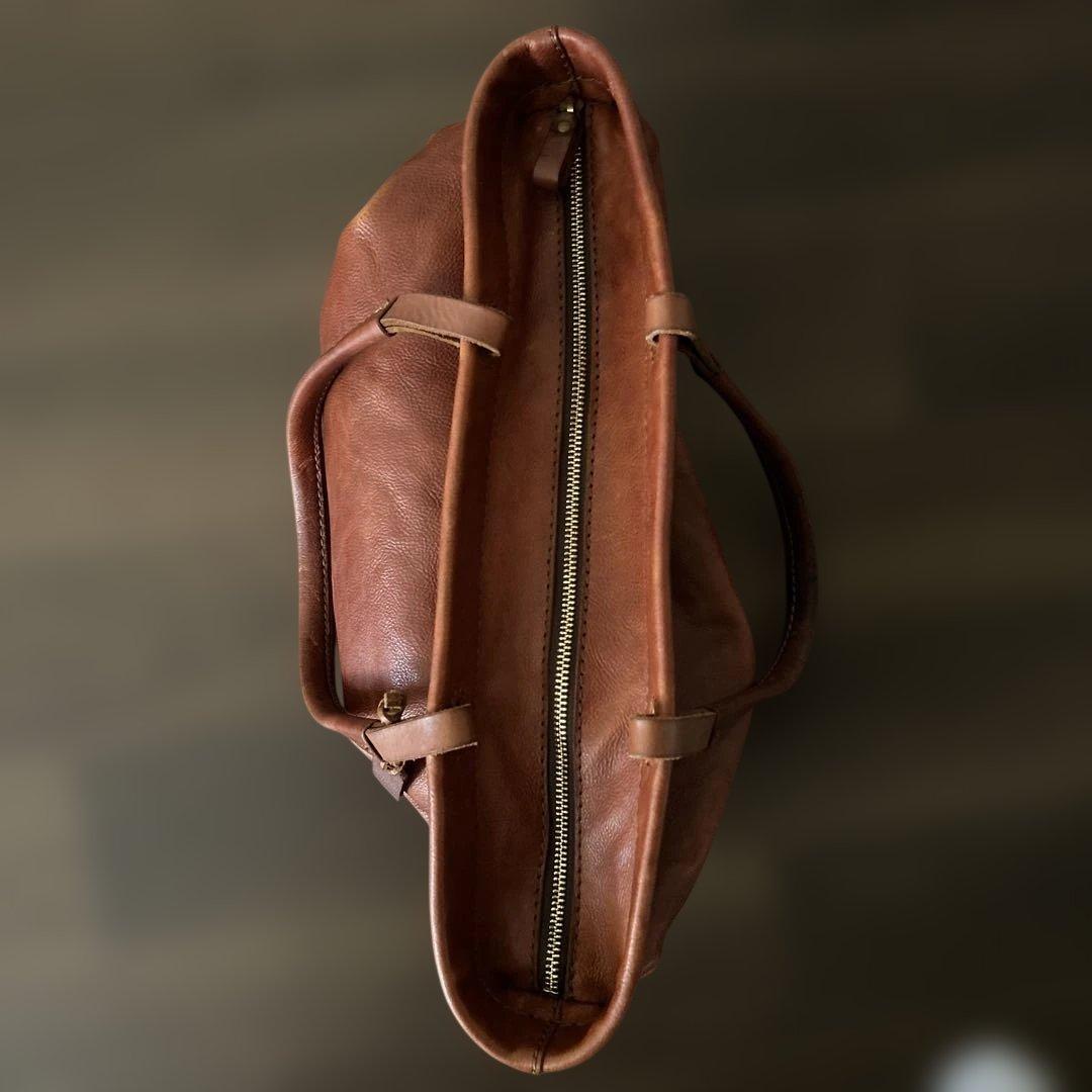 Organ ファスナー式の肩掛けトート　M