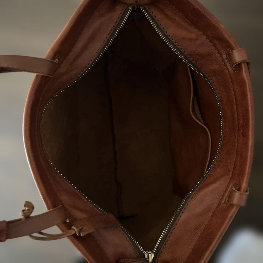 Organ ファスナー式の肩掛けトート　M