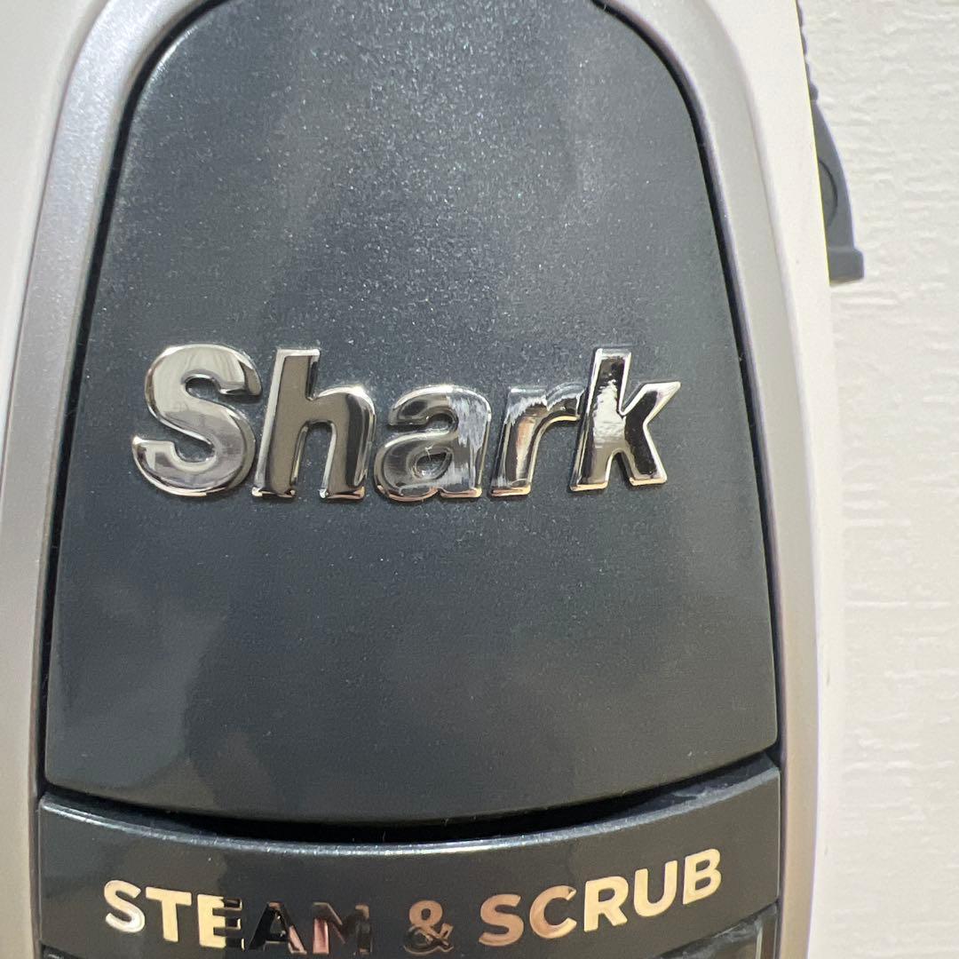 回転スチームモップ シャークs7001JWH12取扱説明書パッド4枚注水容器付き