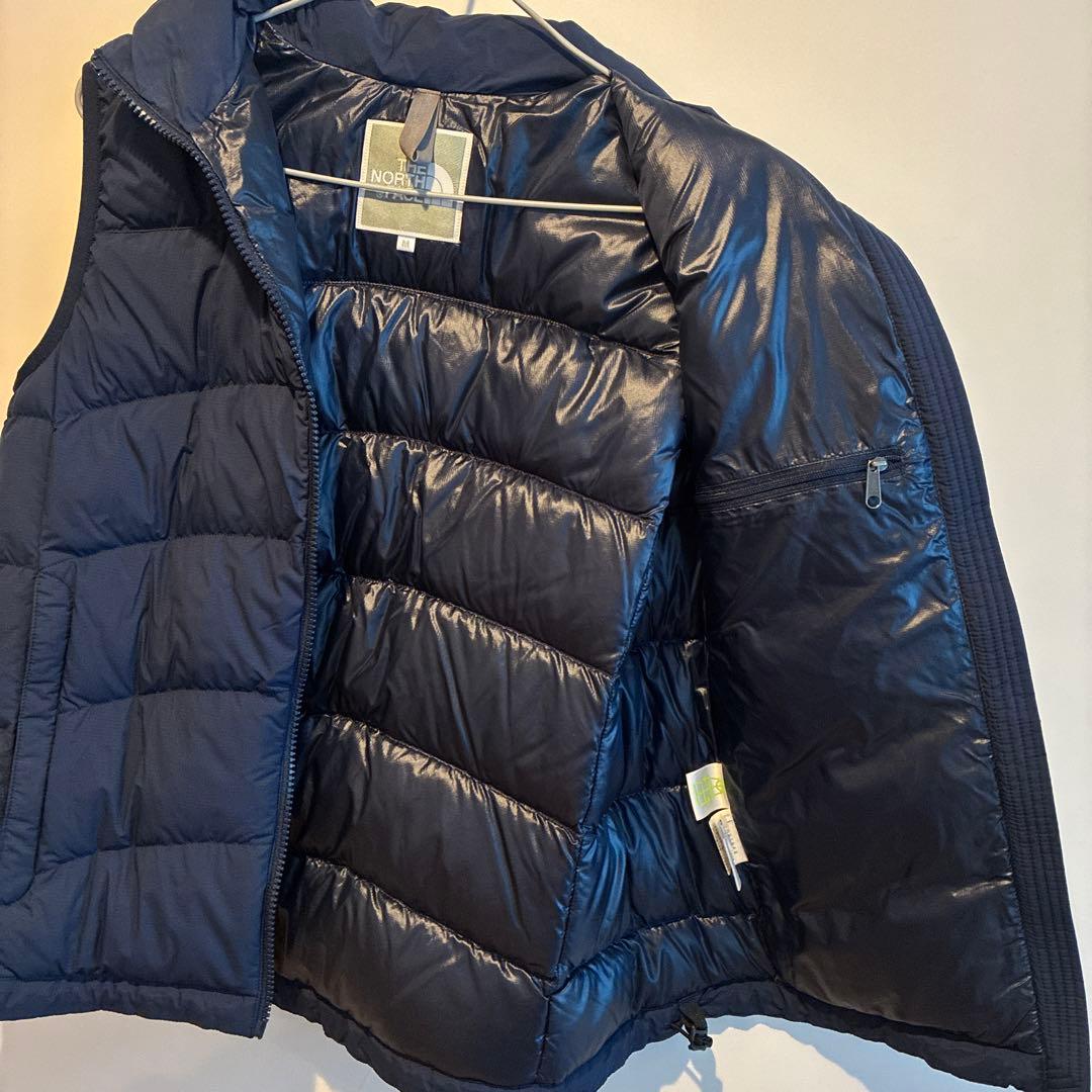 【美品】ノースフェイス ダウンベスト　レディース　Lサイズ