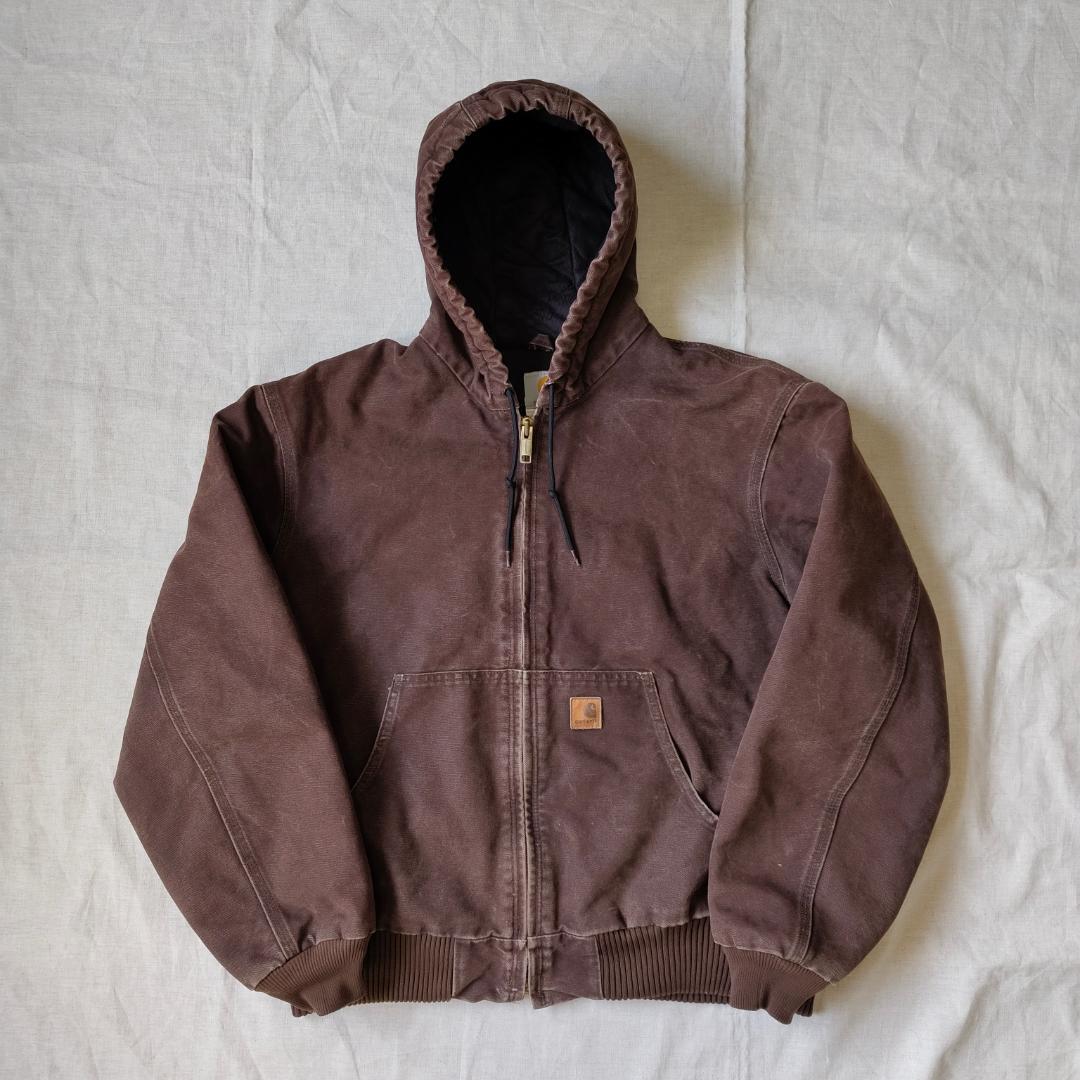 カーハート アクティブジャケット ダークブラウン J130 DKB L