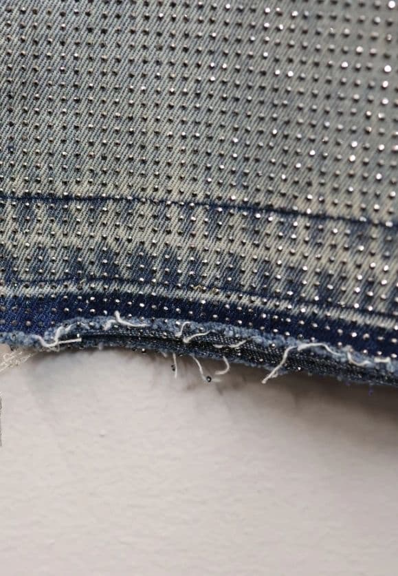 【完売品・激レア】1618 韓国Y2K ストーン付きルーズデニム Mサイズ