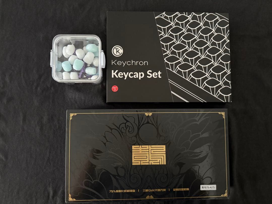 【美品】SKN 青鳥 AOTORI 75% メカニカルキーボード カスタム