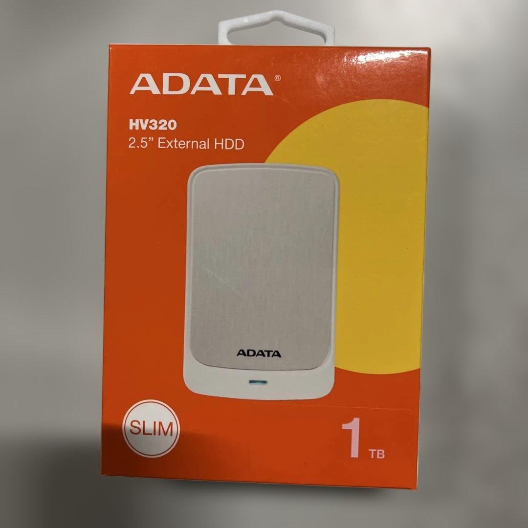 外付けハードドライブ 1TB HV320S ホワイト USB 3.2 Gen1