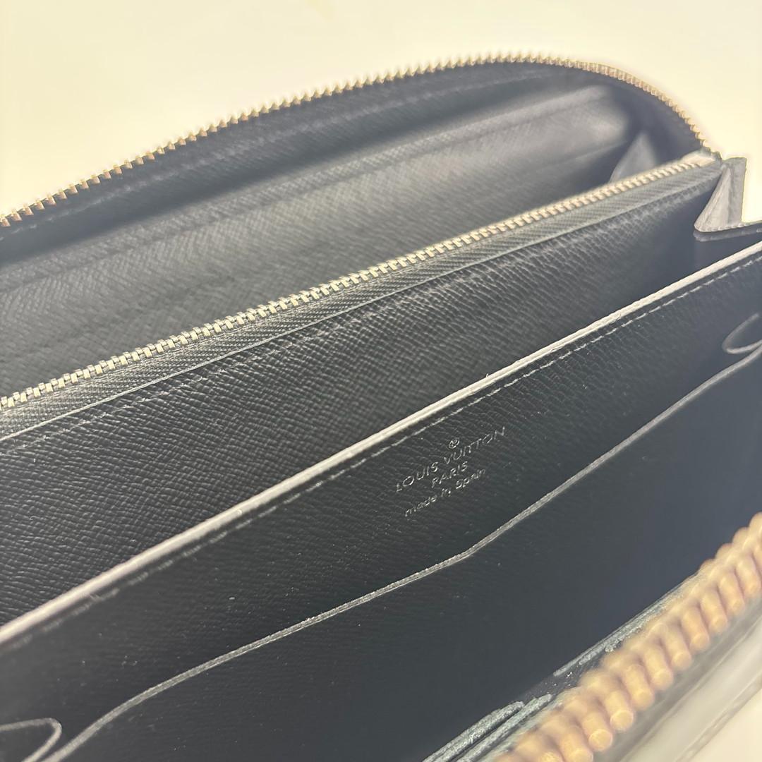 極美品 ルイヴィトン モノグラム エクリプス ジッピー XL 長財布 ブラック