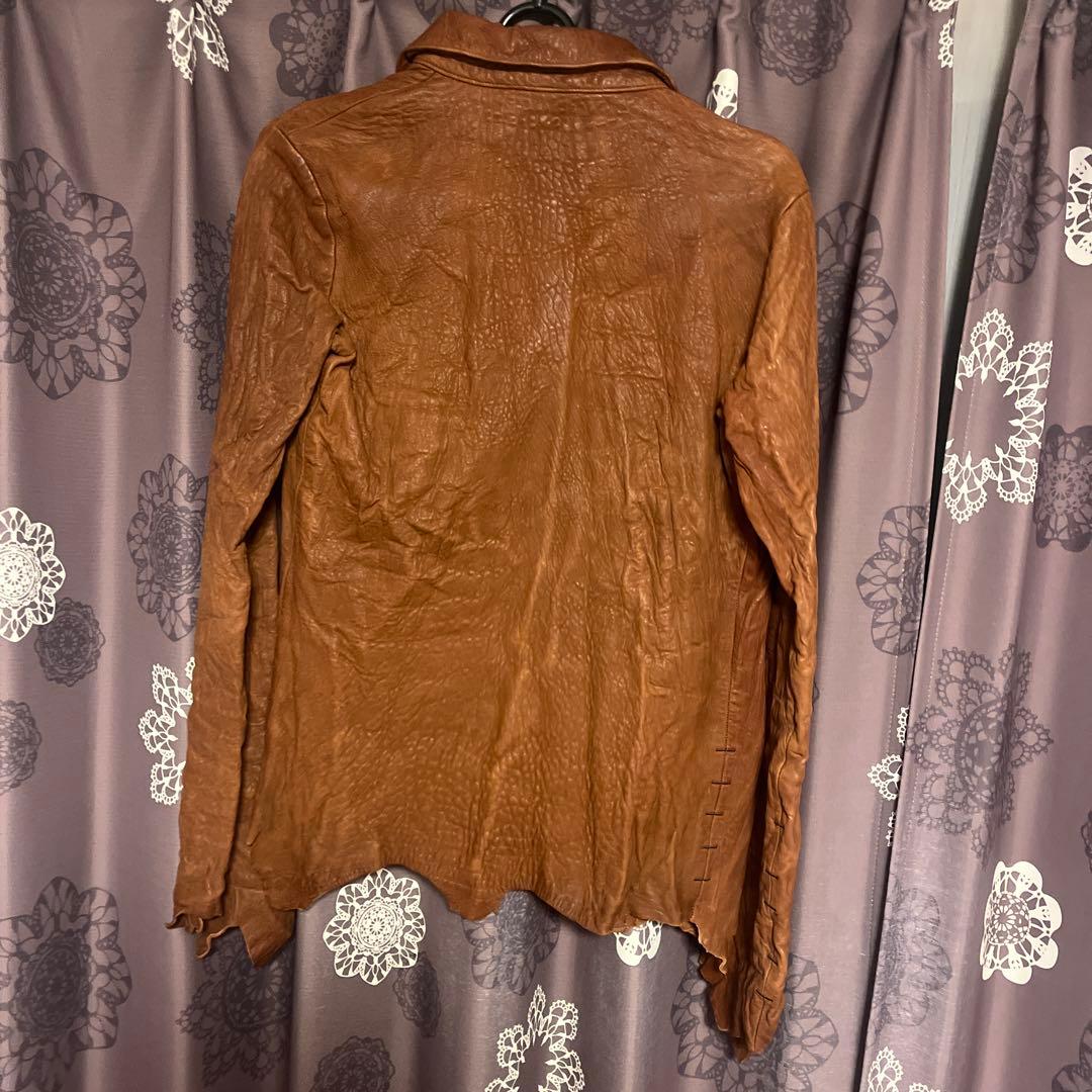 LED RECHWE ラムレザーシャツ