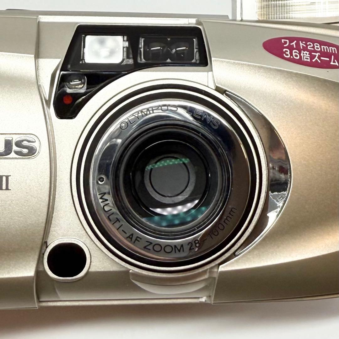 【完動美品】OLYMPUS μ -III WIDE 100 フィルムカメラ