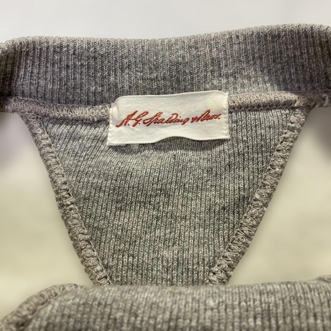 【極美品未使用レベル】A.G.SPALDING＆BROS 吊り編みスウェットXL