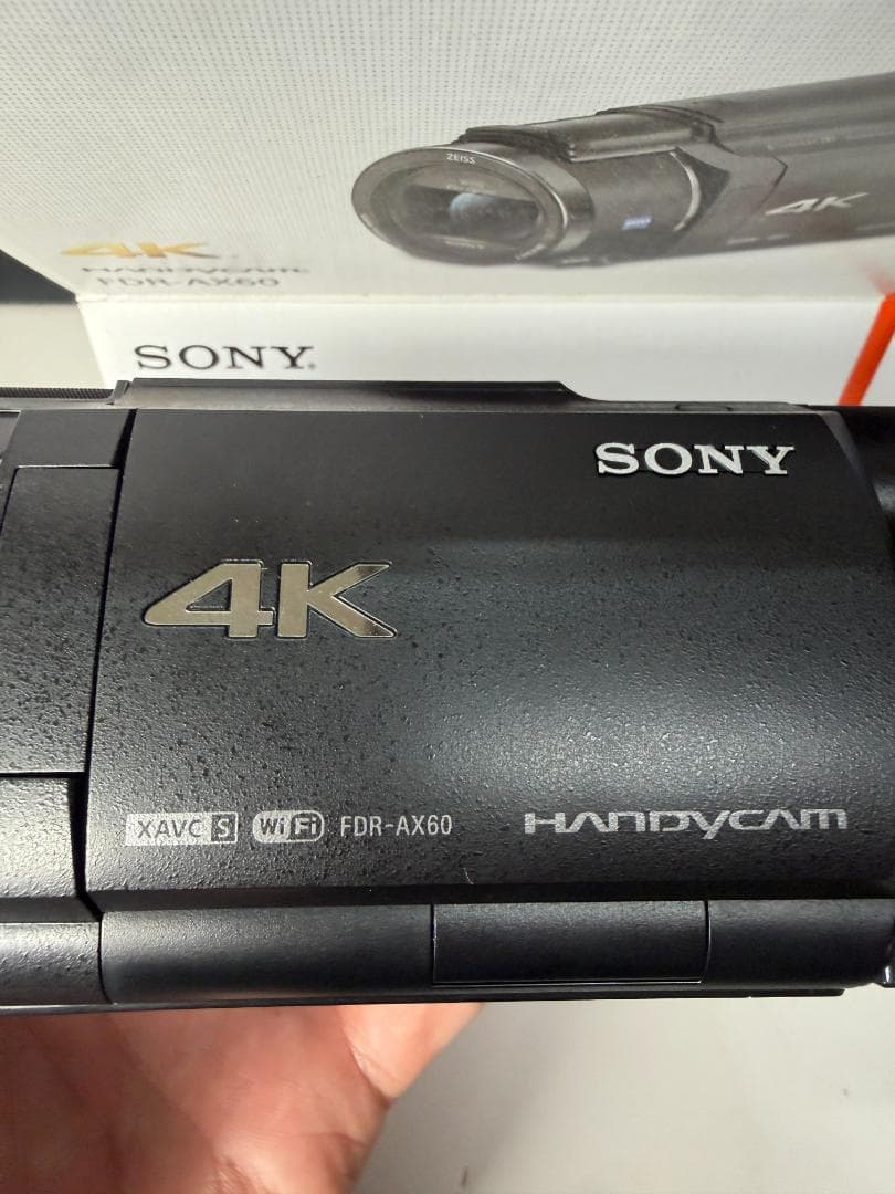 新同 SONY 4K ハンディカム FDR-AX60 ソニー ビデオ カメラ