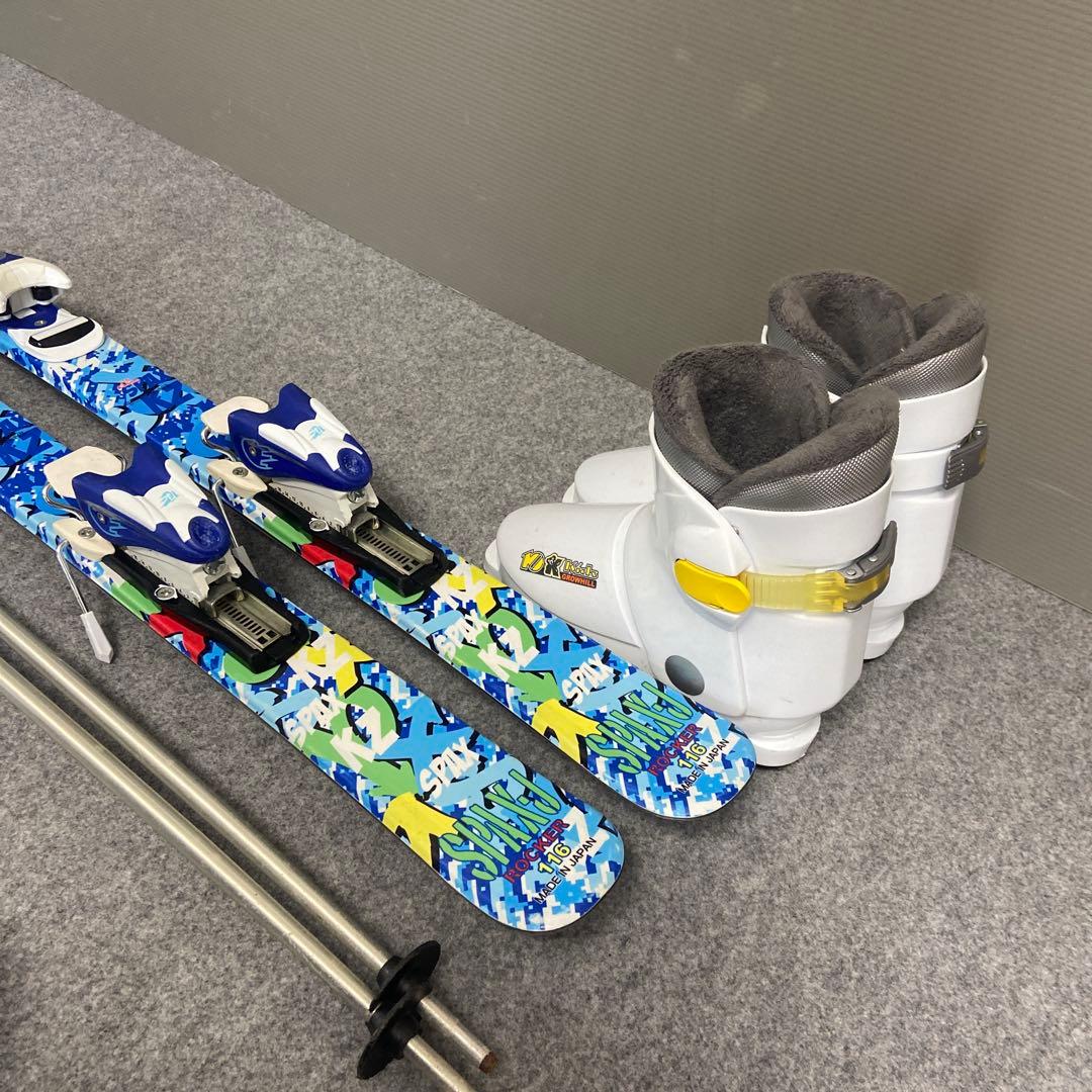 ★メンテナンス済 子供スキーセット身長116~130cm前後のお子様向け