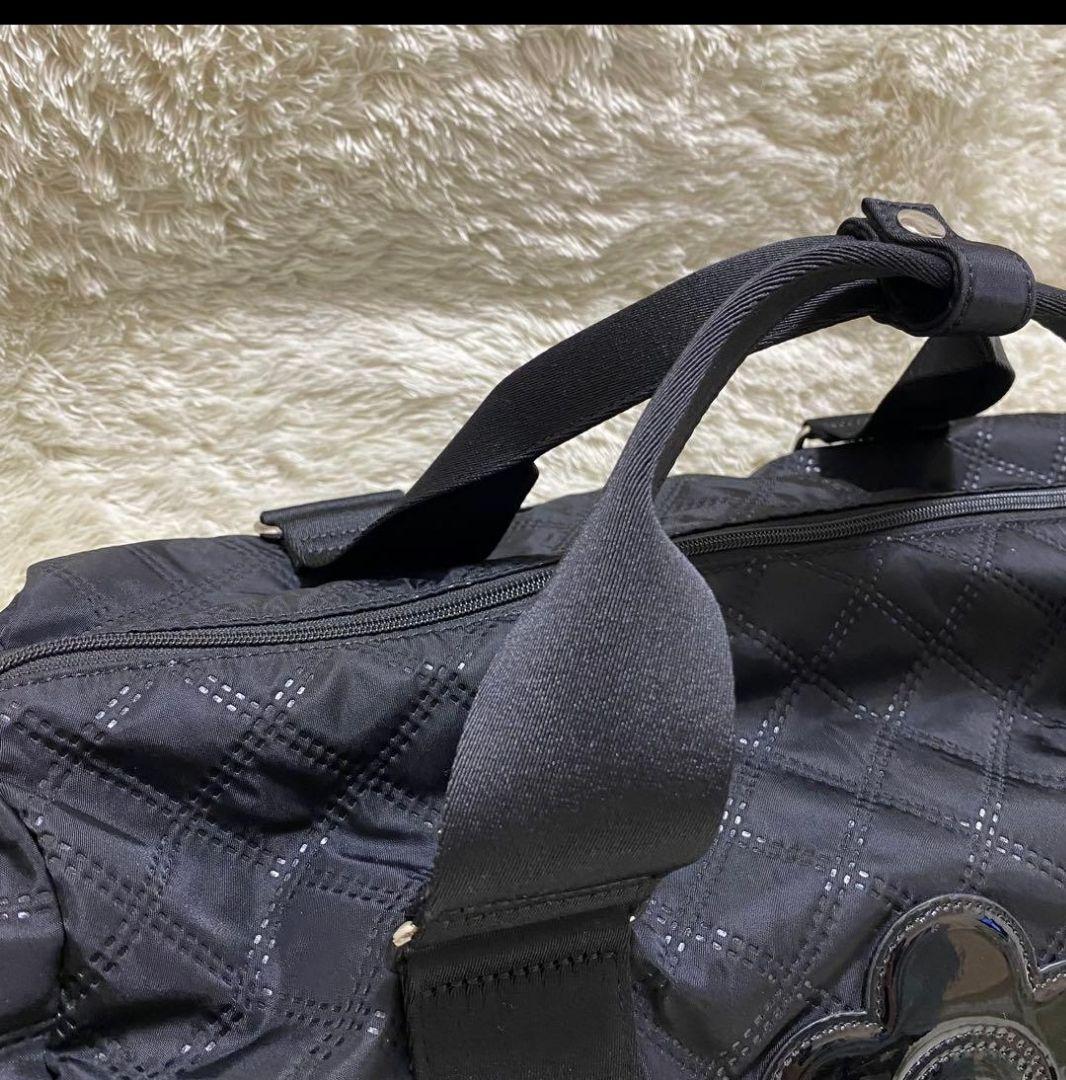 【再出品】ピンソニックキルトデイジー ボストン（ブラック）