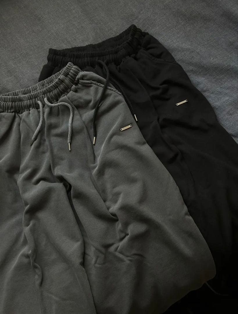 RADIANT original tuck wide sweat セットアップ