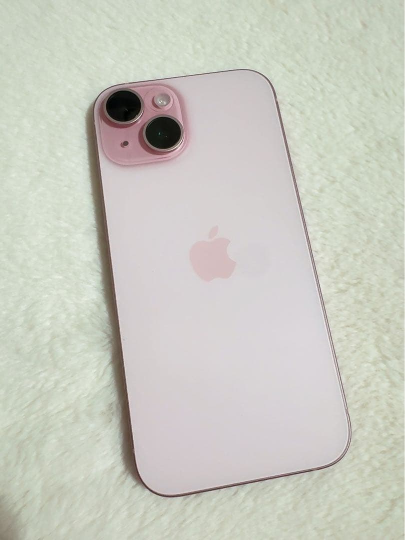 Apple iPhone 15 ピンク 充電ケーブル付き