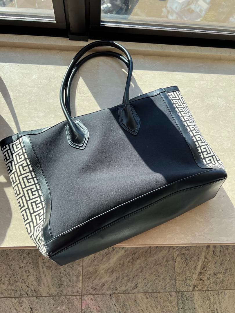 BALMAIN トートバッグ 黒/ホワイト