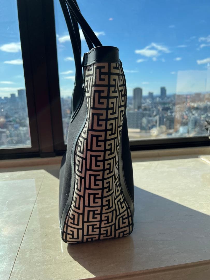 BALMAIN トートバッグ 黒/ホワイト